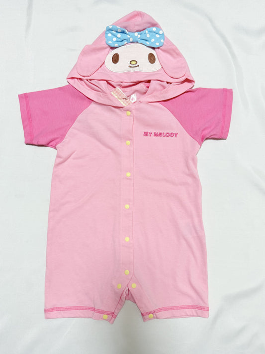 My Melody Hooded Coverall 12-18m Sanrio