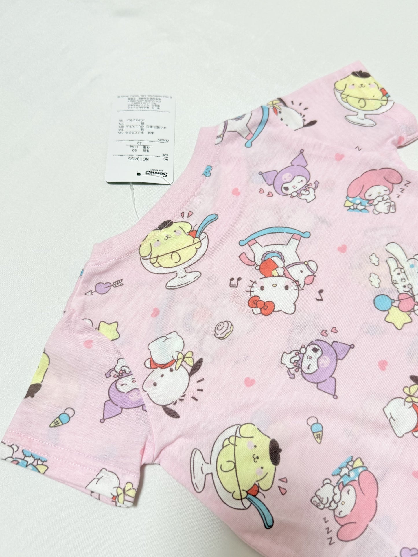 Sanrio Characters Short-sleeve T-shirts 12-18m