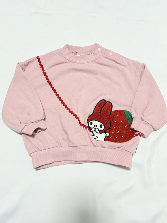 My Melody Long-sleeve Sweatshirts 18-24m Sanrio