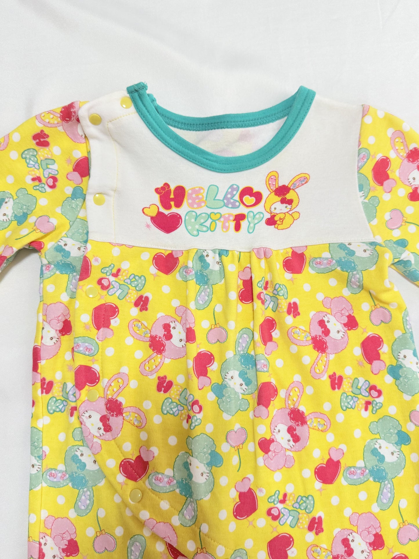 Hello Kitty Coverall & Bib Set 0-6m Sanrio