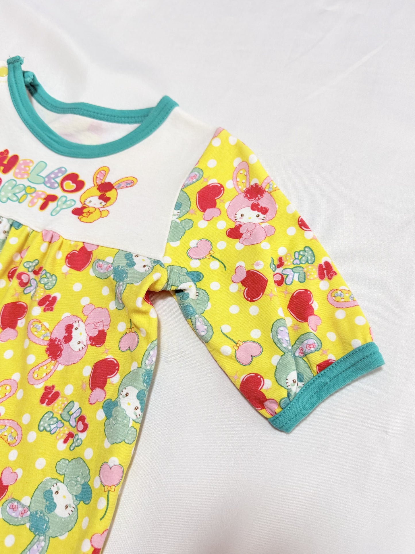 Hello Kitty Coverall & Bib Set 0-6m Sanrio