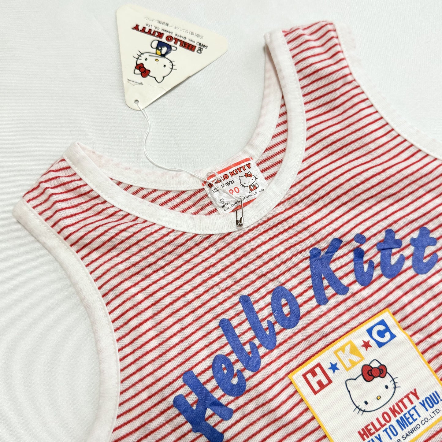 Hello Kitty Vintage 1976 Striped Tank Top 18-24m Sanrio